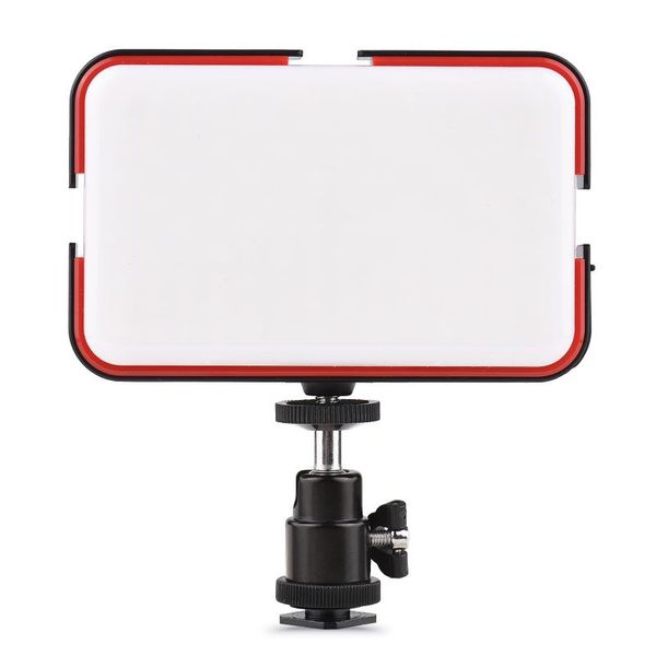 

video led camera light pography dimmable 2500k-8500k ip63 waterproof with ballhead adapter usb cable for vlog streaming flash heads