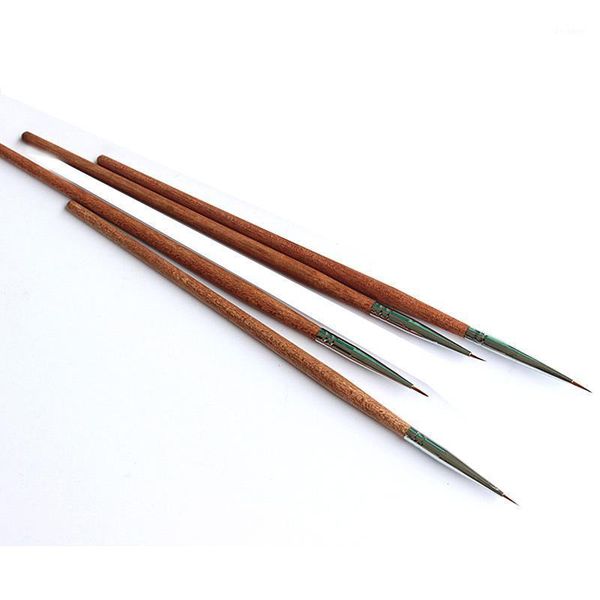 

70% kolinsky (sable hair) sable acrylic nail art brush uv gel carving pen liquid powder diy drawing brushes1, Yellow