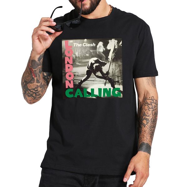 

London Calling Men Women T Shirt The Clash Album Tshirt English Rock Band Summer High Quality Soft Round Neck Tops -4XL, Mainly pictures