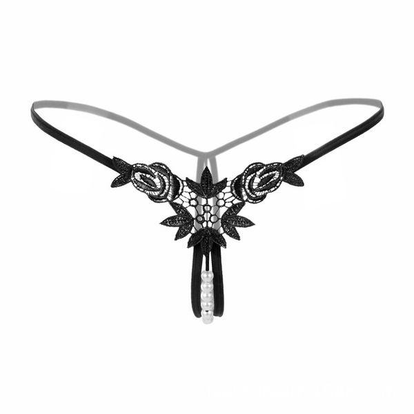 

underwear pantieslarge size women's open file no take off sm pearl massage full transparent passion temptation thong style, Black;white