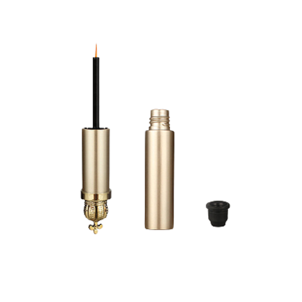 

storage bottles & jars empty 8ml beautiful gold plastic eye liner tube diy creative style cover portable cosmetic packaging bottle container