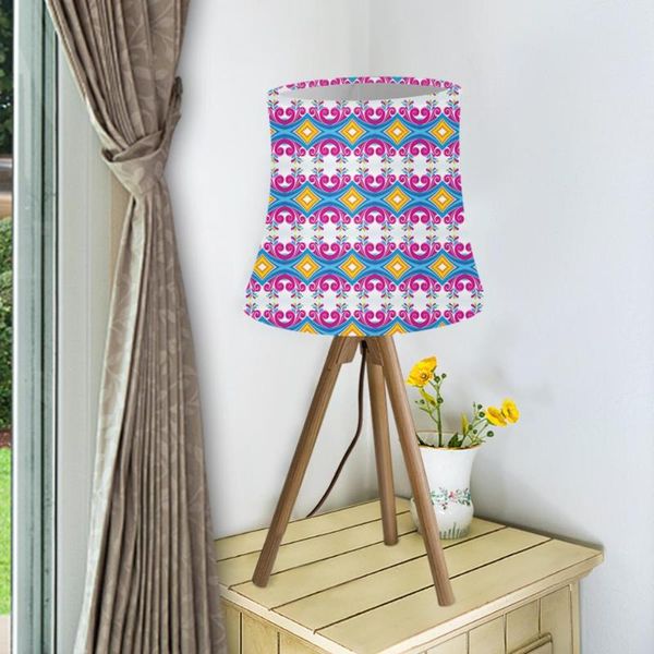 

lamp covers & shades lampshade fabric cover pretty print elastic cloth round light shade for table wall