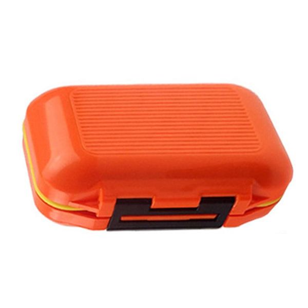 

fishing accessories plastic box 12 compartments double side tackle boxes fish bait lures hooks storage accessory