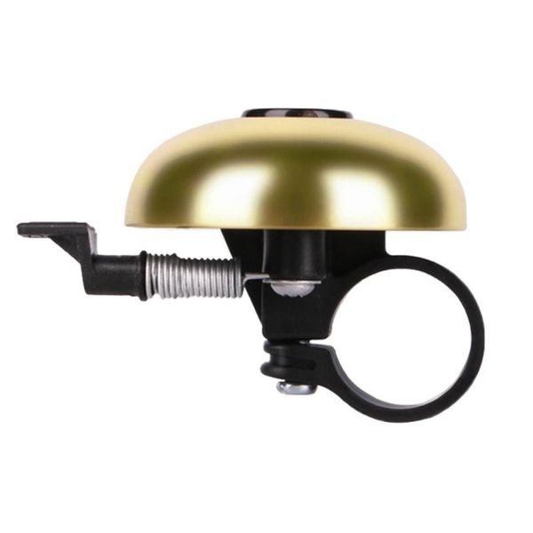 

bike horns bicycle bell safety cycling handlebar metal ring black golden ordinary goods accessories
