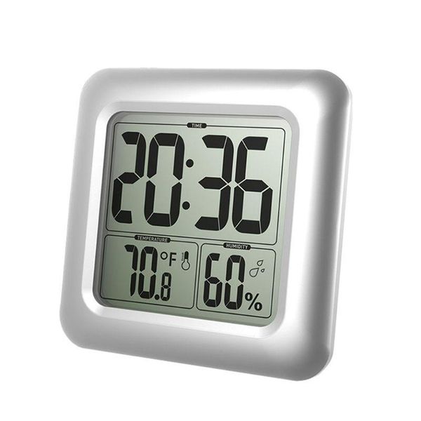 

desk & table clocks y8ab waterproof digital bathroom shower wall clock humidity time display