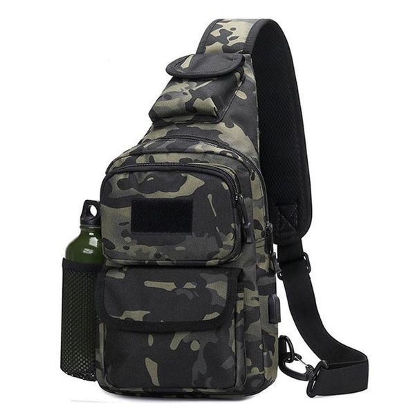 

outdoor bags military tactical shoulder bag army camouflage sling backpack men women camping trekking hunting fishing chest pack