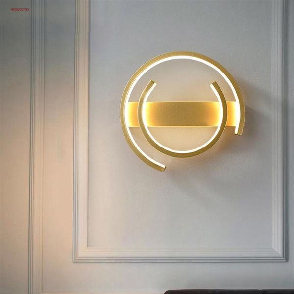 

nordic creative wall lamp golden luxury living room heart-shaped lights corridor aisle balcony home decor bedroom bedside sconce