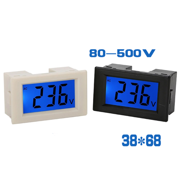 

smart home control d85-20 120 miniature liquid crystal ac digital display voltage meter 80-500v two-wire direct type