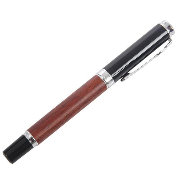 

fountain pens jinhao 8802 woody medium nib pen - red+black