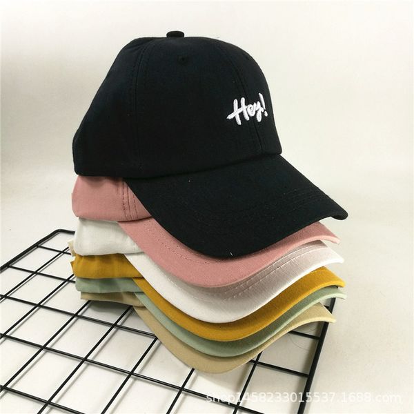 

cap children's fashion brand cap versatile fashion sunscreen sun hat men's sun hat spring and autumn baseball, Black;white