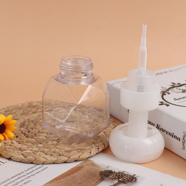 

liquid soap dispenser 250ml flower shape foam foaming pump empty bottle portable bathroom detergent hand wash pumps