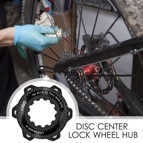 

bike locks disc center lock wheel hub conversion mountain turn 6-hole bicycle brake adapter outdoor riding accessories
