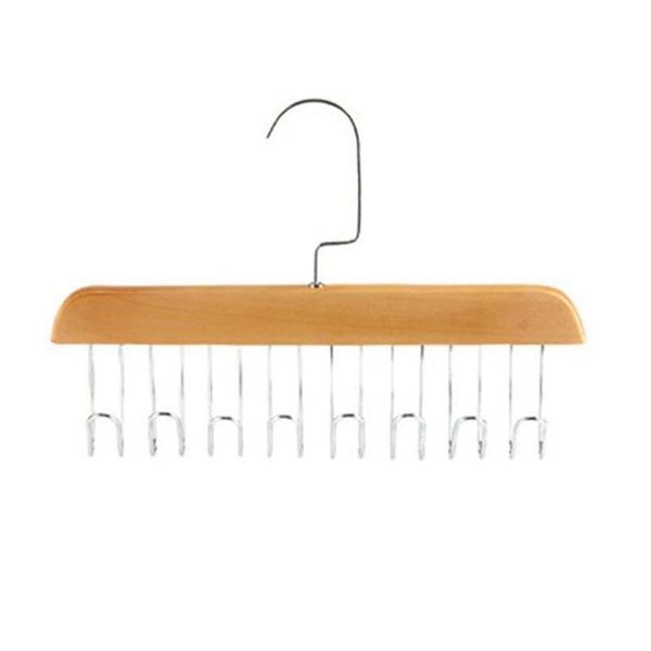 

hangers & racks multifunctional wooden belt scarf and bag storage rack closet hanger hook small objects