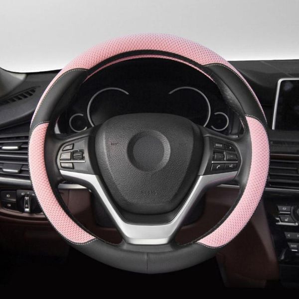 

steering wheel covers four seasons universal breathable 38cm auto car suv cover