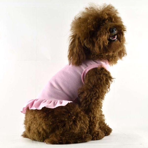

the dog clothes blank skirt pet summer dog clothing spring and autumn