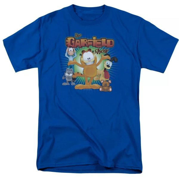 

garfield the garfield show t-shirt sizes s-3x new, White;black