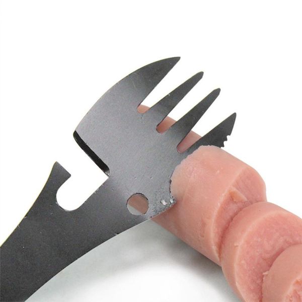 

spoons multifunctional camping cookware spoon fork bottle opener portable tool kitchen supplies dinner tableware
