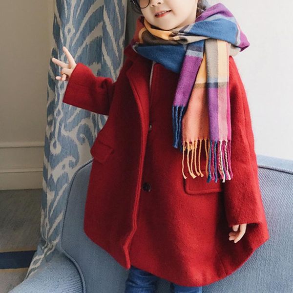 

scarves & wraps onnpnnq 2021 fashion autumn and winter imitate cashmere boys/girls scarf kids children's plaid children warm, Red;brown