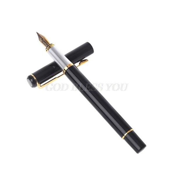 

fountain pens baoer 801 beautiful business medium nib office school writing ink pen drop