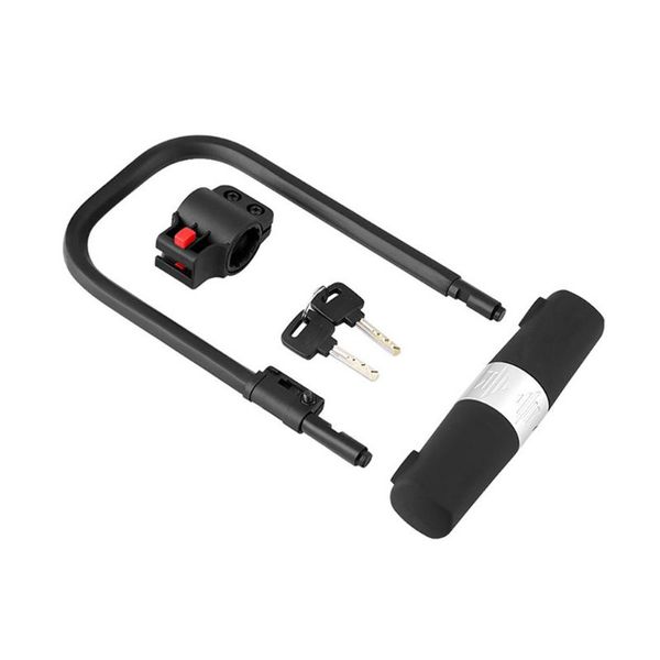 

bike locks 1 set of chain lock anti theft u-shaped carbon steel mountain accessories with 2pc keys for motorcycle elect