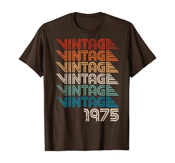 

retro vintage 44th birthday gift 44 years old graphic tee, White;black