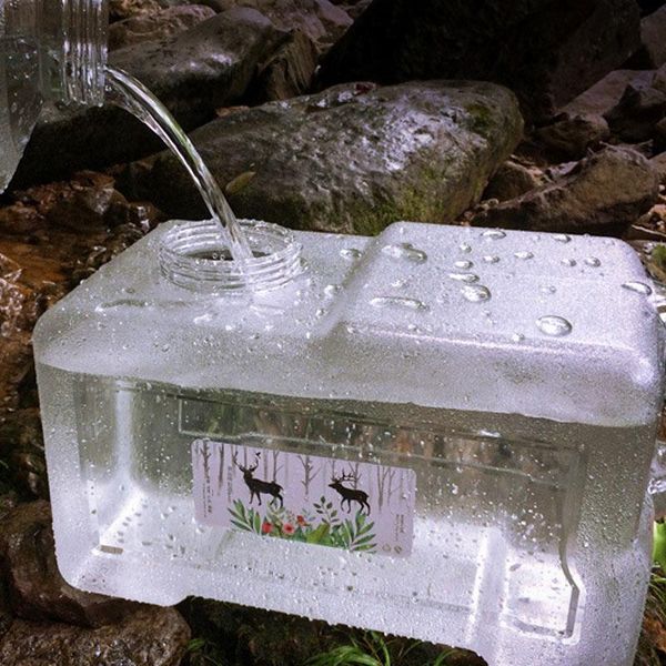 

water bottle 12l car bucket pc thickened faucet self-driving portable container whshopping