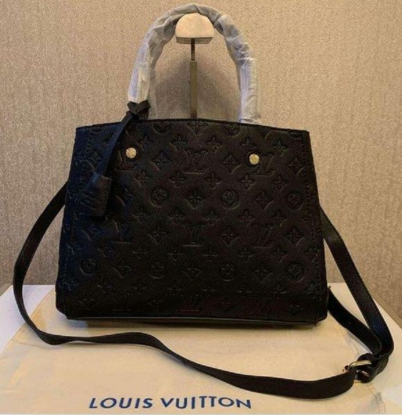 

brand designer old flower montaigne leather shopping bag crossbody package evening bags totes messenger packagelvlouisvitt