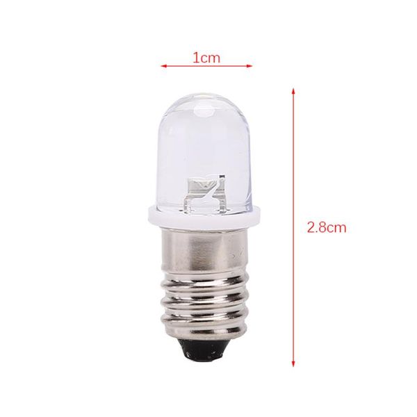 

bulbs 5pcs e10 led bulb dc 3v 4.5v instrument indicator old fashioned