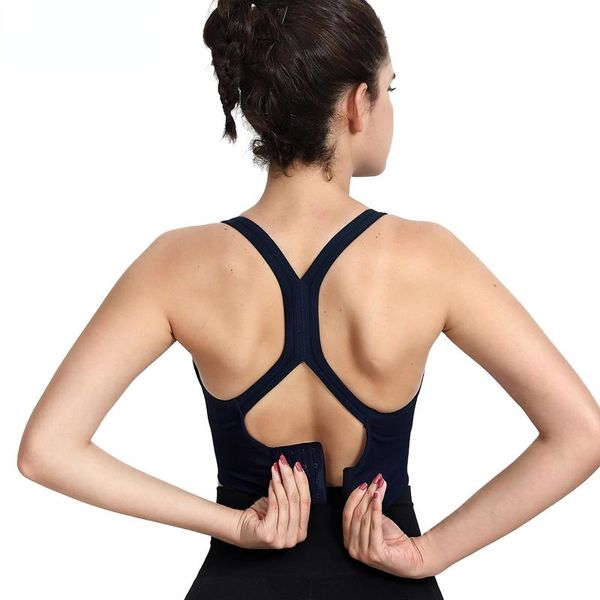 

yoga outfit f.dyraa high impact sports bra seamless gym push up brassiere femme sport fitness women adjustable