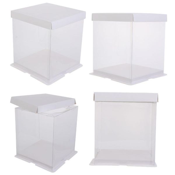 

gift wrap 4pcs lovely cake wrapping box birthday packing crafted dessert