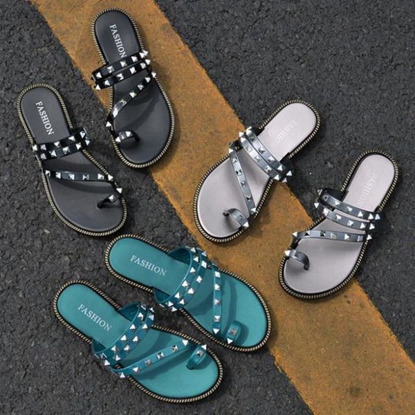 

slippers 2021 women's slippers, outdoor fashion, willow nails, summer beach, soft bottom, wearing sandals outside, Black