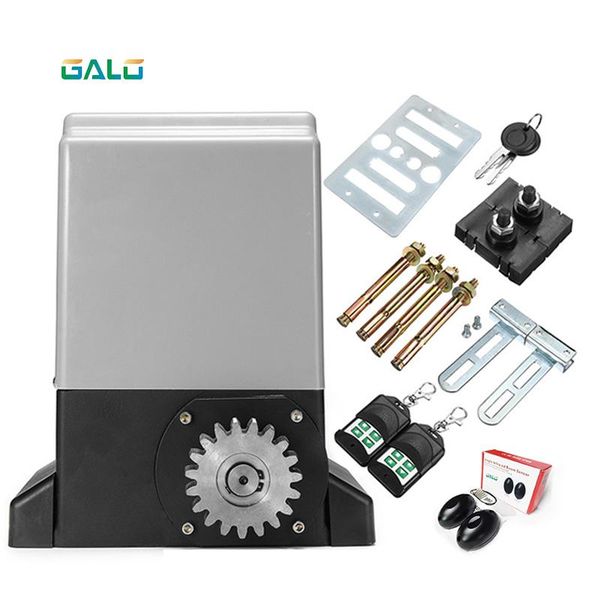 

low price 220vac garage gear drive automatic sliding gate opener /sliding motor 800kg 1000kg 1500kg optional fingerprint access control