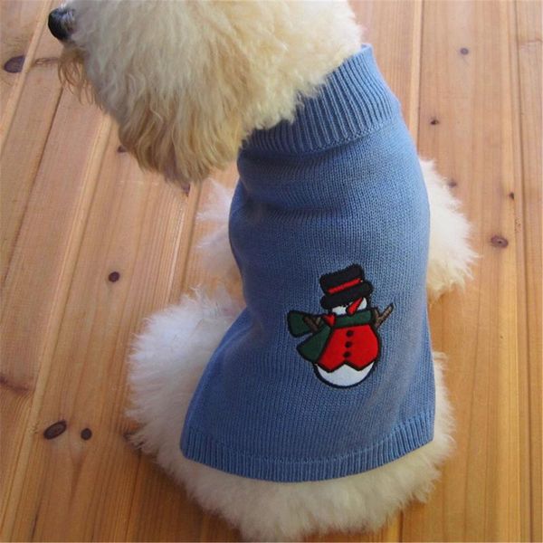 

dog apparel small large pet sweater christmas winter warm costume cat knitwear stripe high collar coat clothes