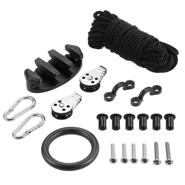 

kayak canoe anchor trolley kit cleat rigging ring pulleys padd eyes wellnuts screws accessories rafts/inflatable boats