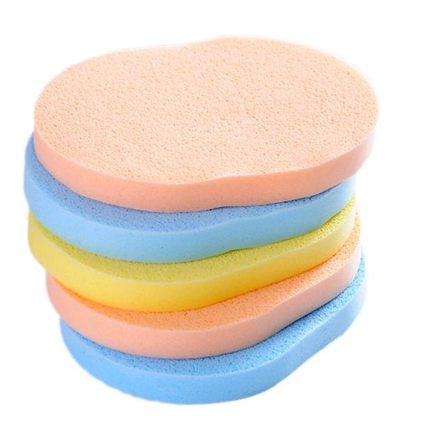 

sponges, applicators & cotton 50pcs wash face sponge facial cleansing fashion makeup tools compressed pad powder puff (random color)