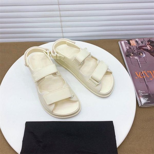 

sandals candy colors platform women punk style open toe past button flat summer casual beach shoes mujer cozy, Black