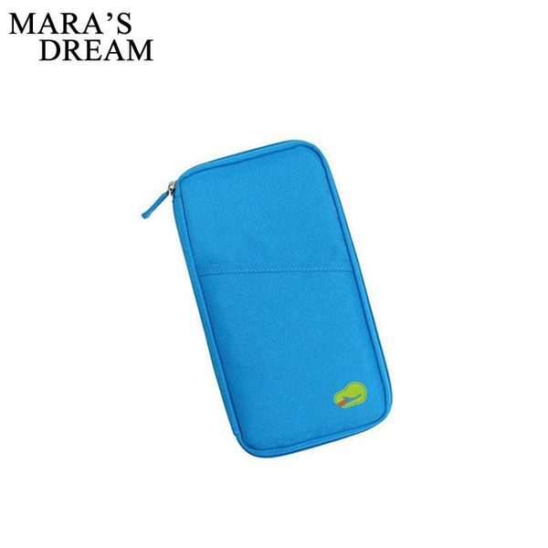 

card holders mara's dream travel passport cover wallet multifunction package id holder storage organizer clutch money bag, Brown;gray