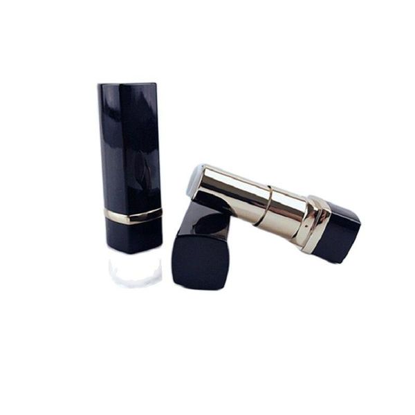 

storage bottles & jars bayonet lipstick tube 12.1 caliber spot diy high-grade textured empty plastic pinkg black lip gloss 20pcs/lot