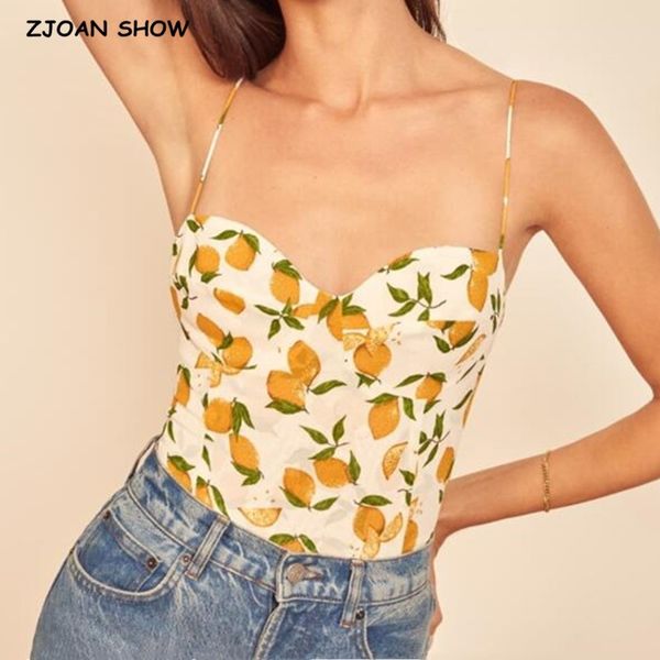 

women's tanks & camis harajuku rose floral print women summer cross lace-up bandage tank retro cool girl slim crop t, White