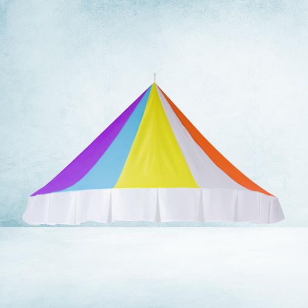 

crib netting bed canopy mosquito net gauze curtain tent rainbow half-round dome reading corner room decor for baby girls bedroom