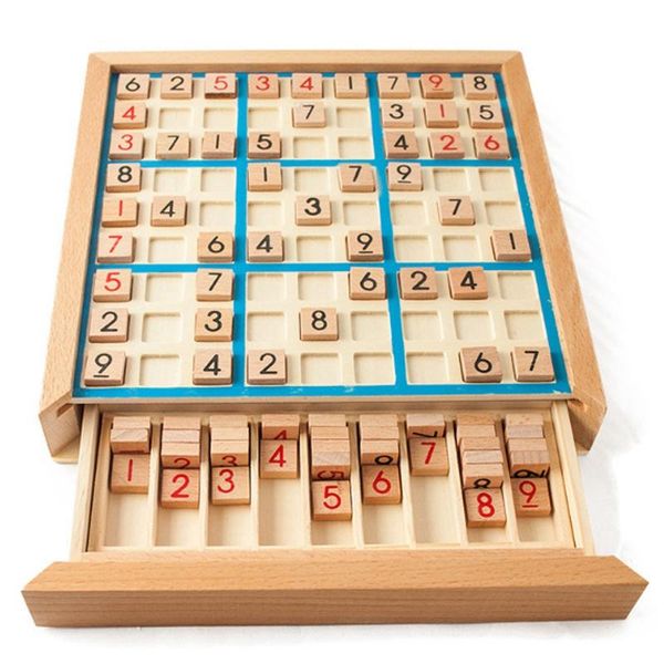 

sudoku chess digits 1 to 9 can only put once in any row line and check intelligent fancy educational wood toys happy games gifts fishing acc
