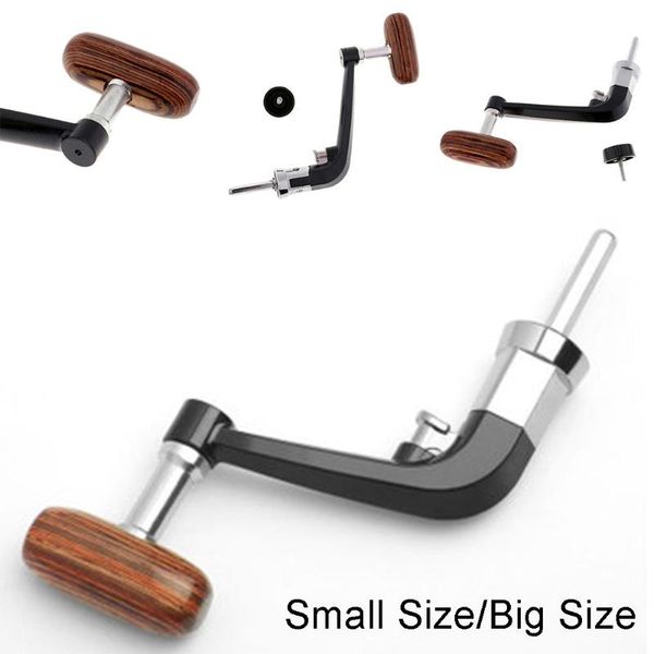 

wood fishing reel handle knob crank folding carp wooden tackle rod excellent workmanship and long service life baitcasting reels
