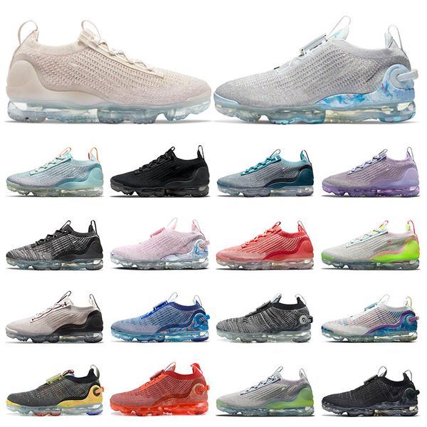 

fly-2021 fly knit-2020 running shoes men women oatmeal day to night oreo metallic silver stone blue dark grey summit white sports sneakers t, White;red