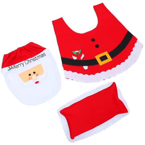 

toilet seat covers 1 set santa cover kit water tank bathroom