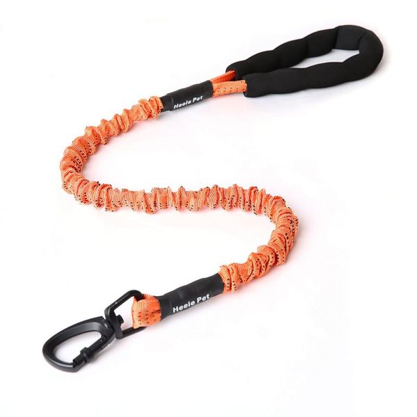 

dog flexible leash cushioning explosion-proof buffering elastic rope control large fiercely strong collars & leashes