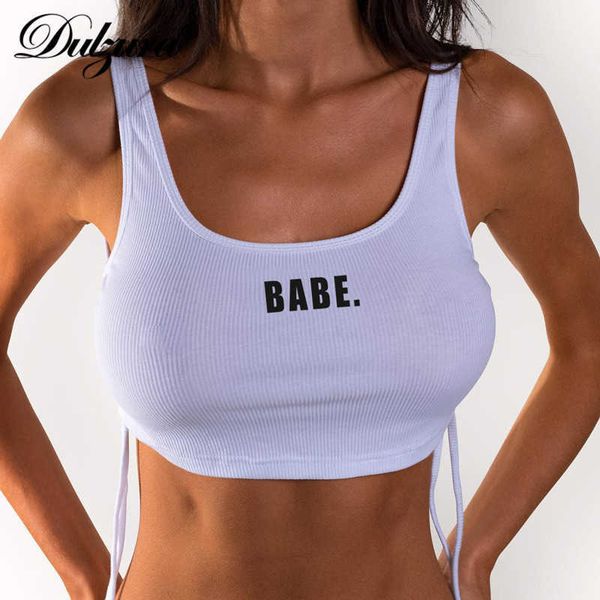 

2021 spring summer women crop tank black bandage casual streetwear cropped gothic festival bralette, Black;white