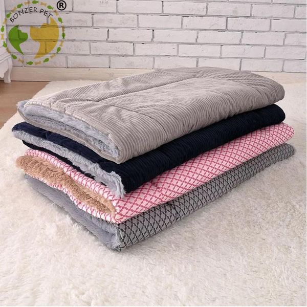 

kennels & pens bonzerpet dog bed warm pet linen for small medium large soft dogs washable cat puppy cotton kennel blanket
