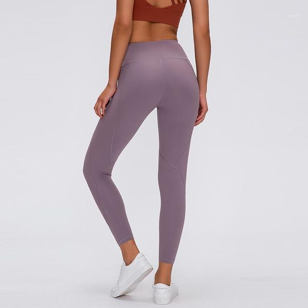 

yoga outfit higher waisted women pants 25 inch inseam leggings sport fitness buttery soft gym exercise for