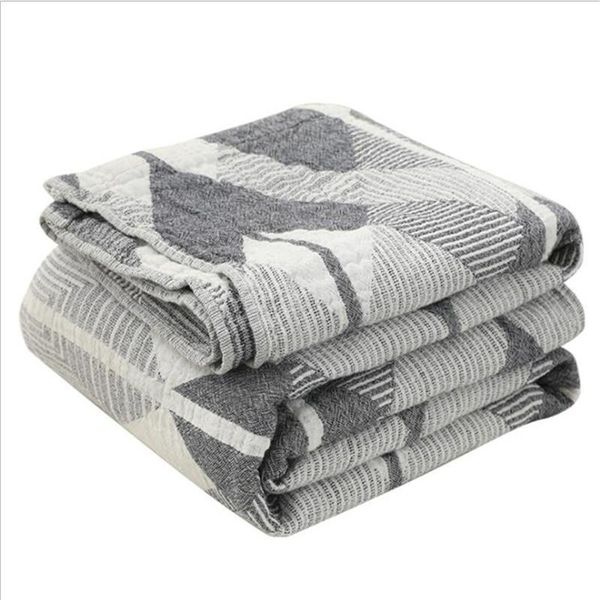 

blankets geometric rhombus cotton towel blanket soft sofa throw bed cover travel breathable air conditioning