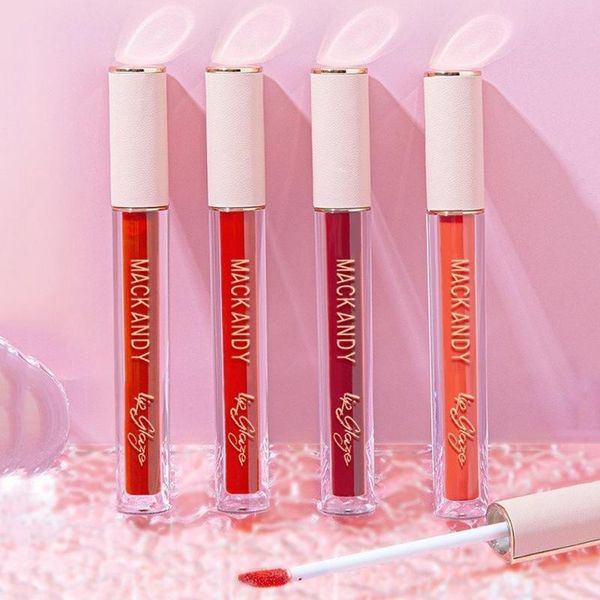 

lip gloss marco andy the small tube watery glaze moist matte silky touch full color easy to apply makeup long-lasting